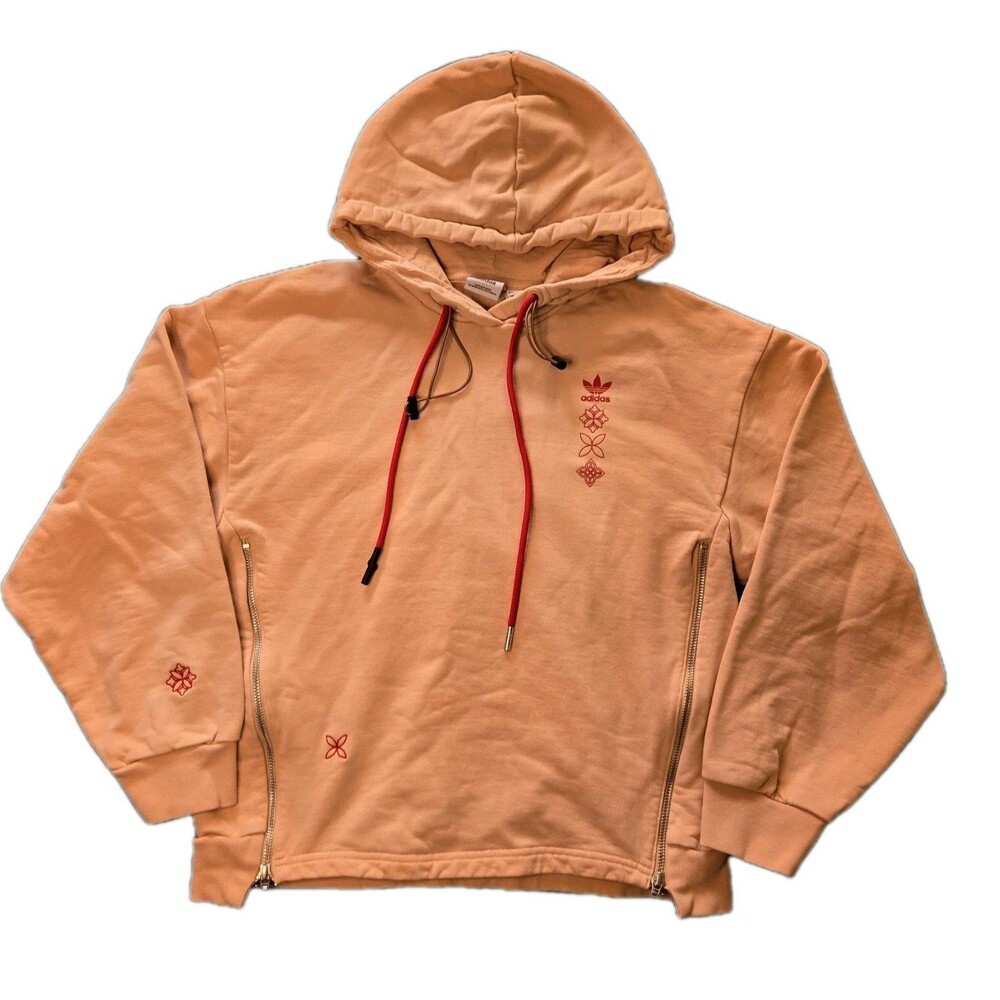 Womens Adidas Originals Chinese New Year CNY Hoodie HD0335 Peach Size XS
